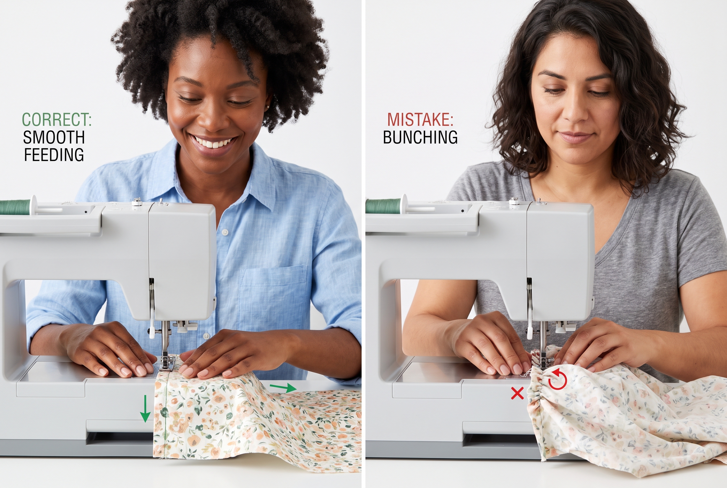 Hand Sewing vs Machine Sewing for Learning Straight Lines