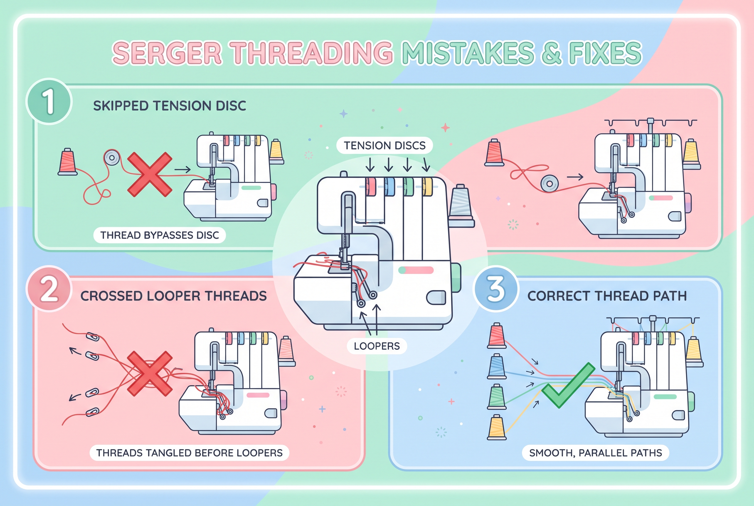 How Hard Is It to Thread a Serger for the First Time?
