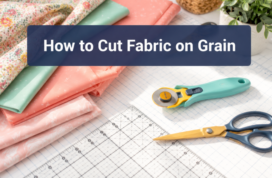 How to Cut Fabric on Grain