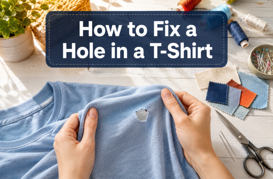 How to Fix a Hole in a T-Shirt