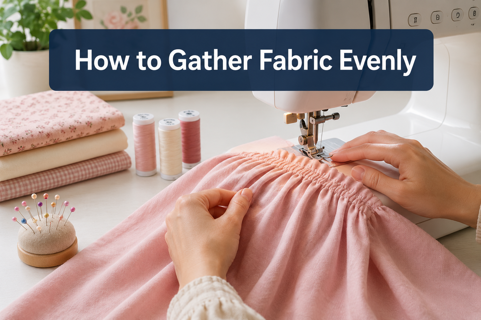 How to Gather Fabric Evenly