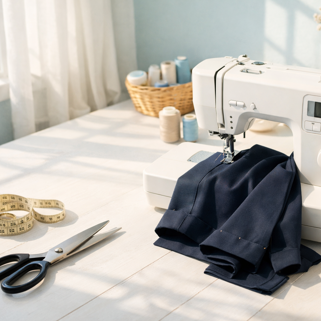 How to Hem Pants With a Sewing Machine