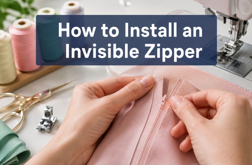 How to Install an Invisible Zipper