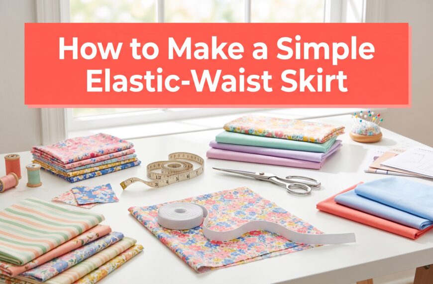 How to Make a Simple Elastic-Waist Skirt