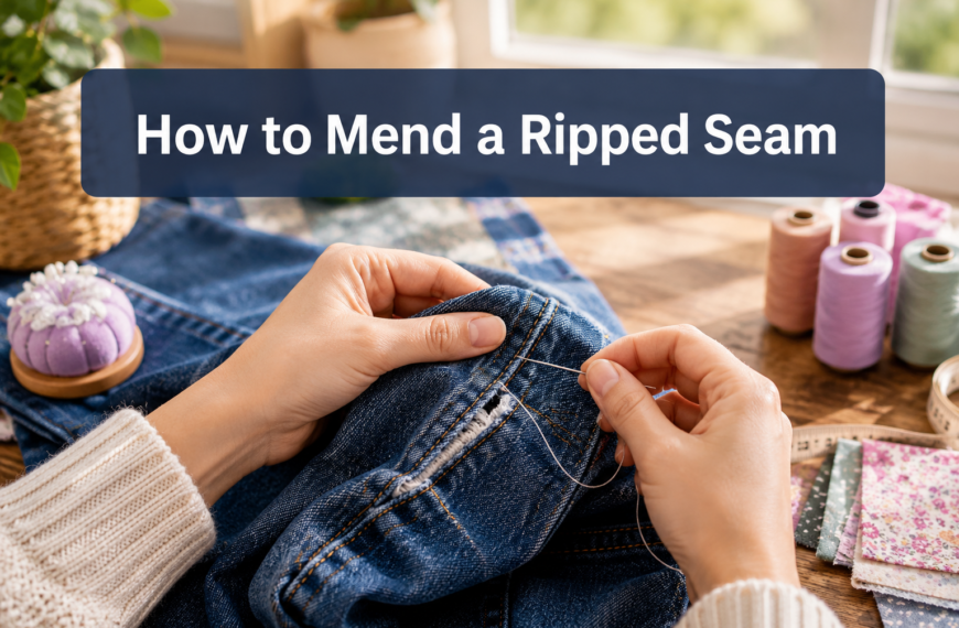 How to Mend a Ripped Seam