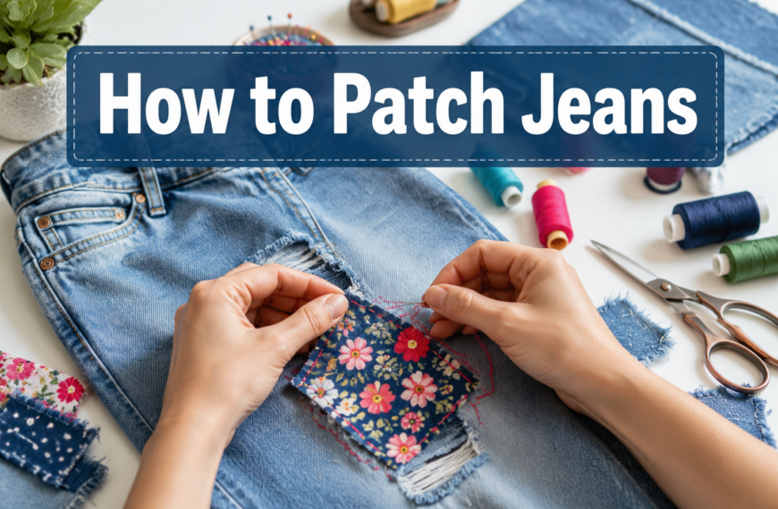 How to Patch Jeans (Visible and Invisible)
