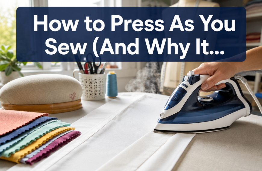How to Press As You Sew (And Why It Matters More Than Stitching)