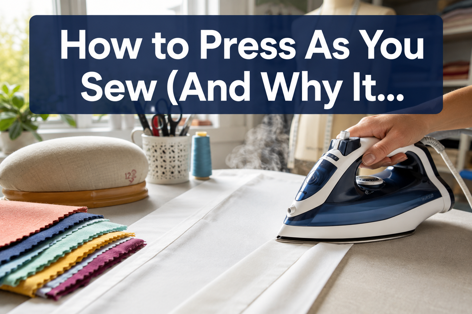 How to Press As You Sew (And Why It Matters More Than Stitching)