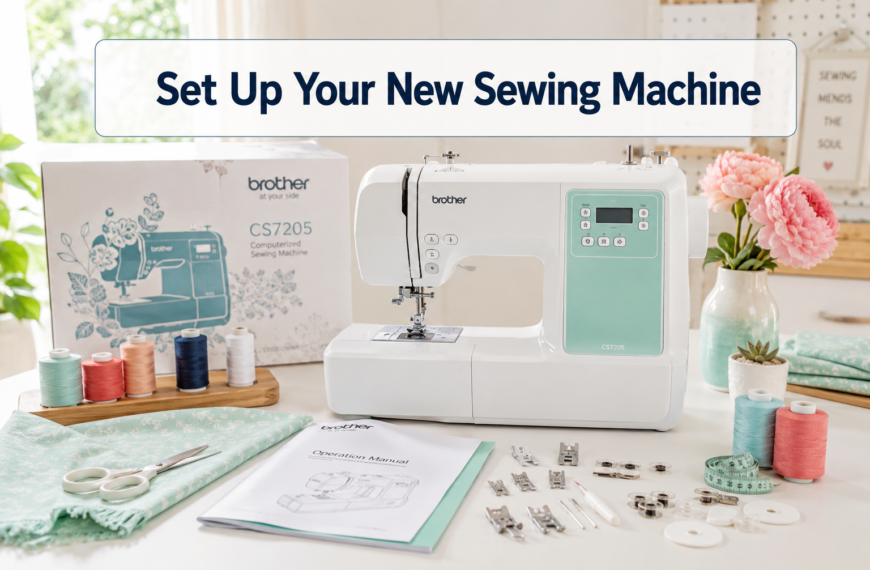 How to Set Up a New Sewing Machine Out of the Box