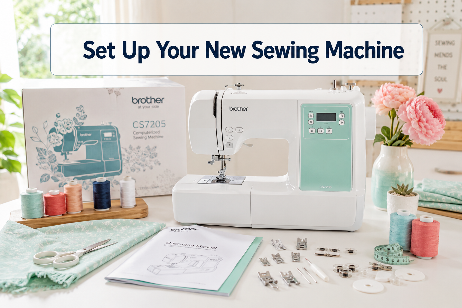 How to Set Up a New Sewing Machine Out of the Box