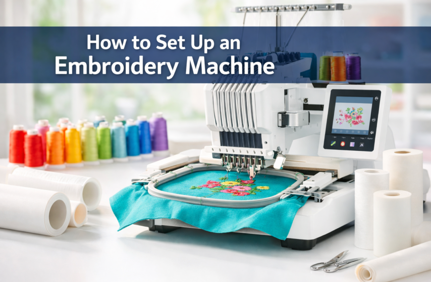 How to Set Up an Embroidery Machine