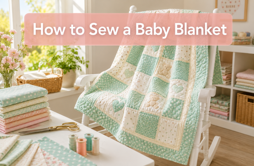 How to Sew a Baby Blanket