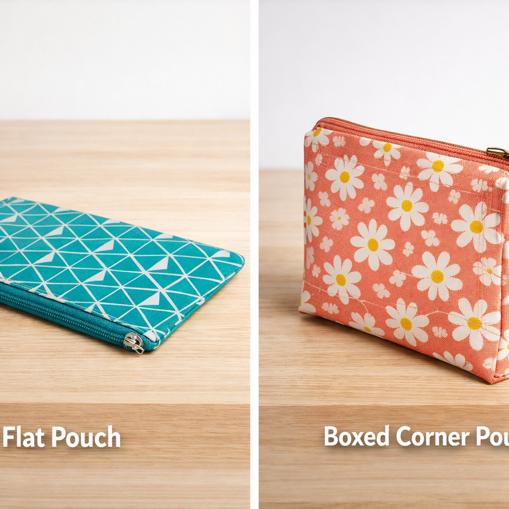 How to Sew a Lined Zipper Pouch With Boxed Corners