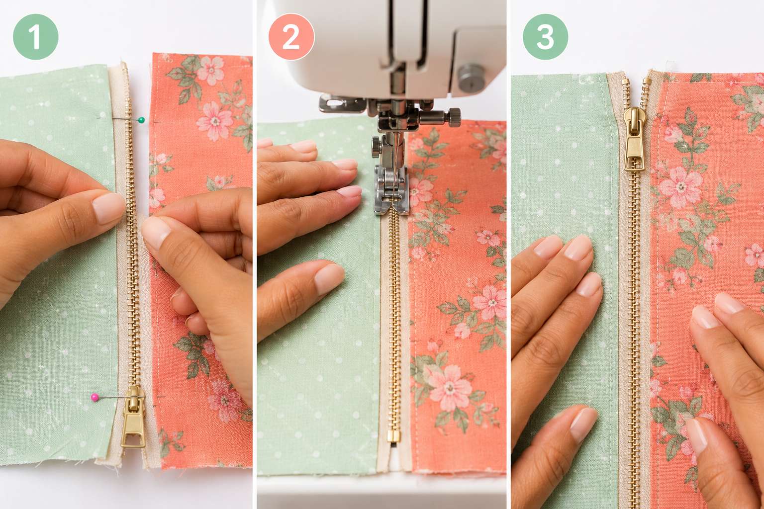 How to Sew a Zipper Pouch for Beginners Step by Step