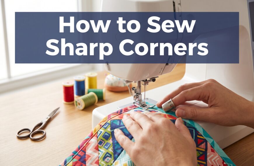 How to Sew Corners That Turn Out Sharp