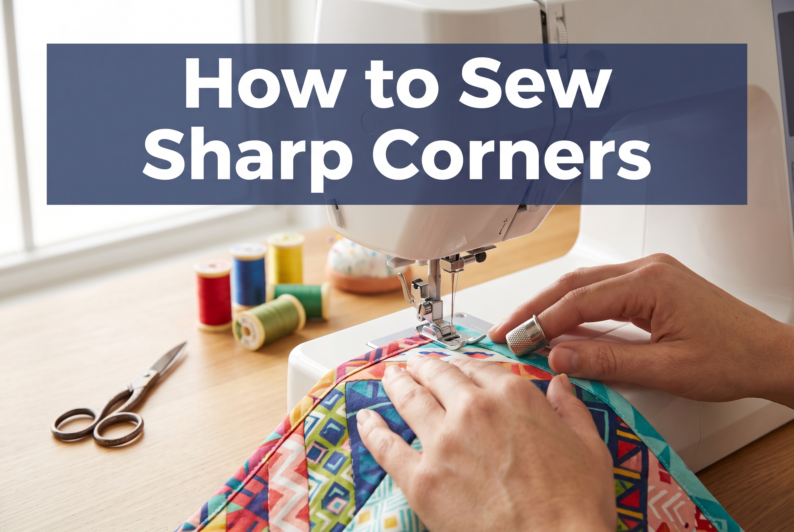 How to Sew Corners That Turn Out Sharp