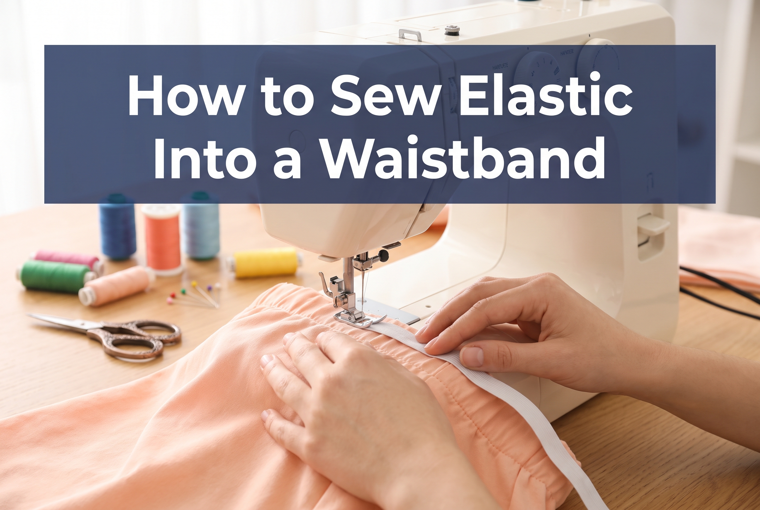 How to Sew Elastic Into a Waistband