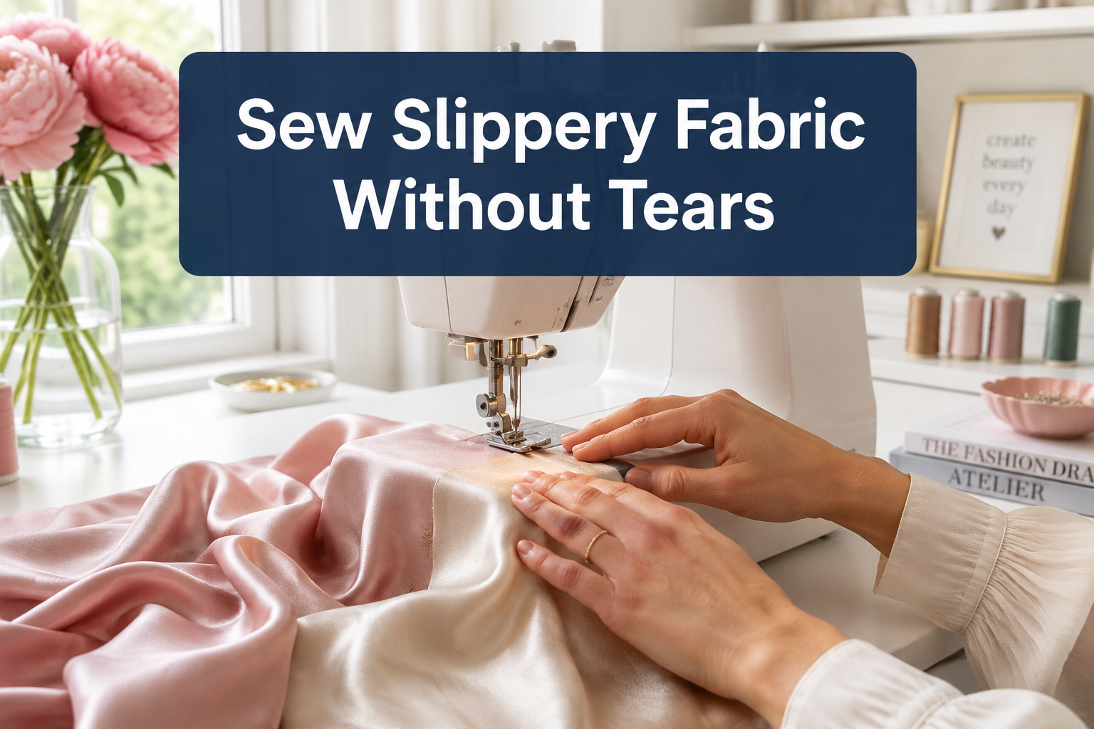 How to Sew Slippery Fabric Without Tears