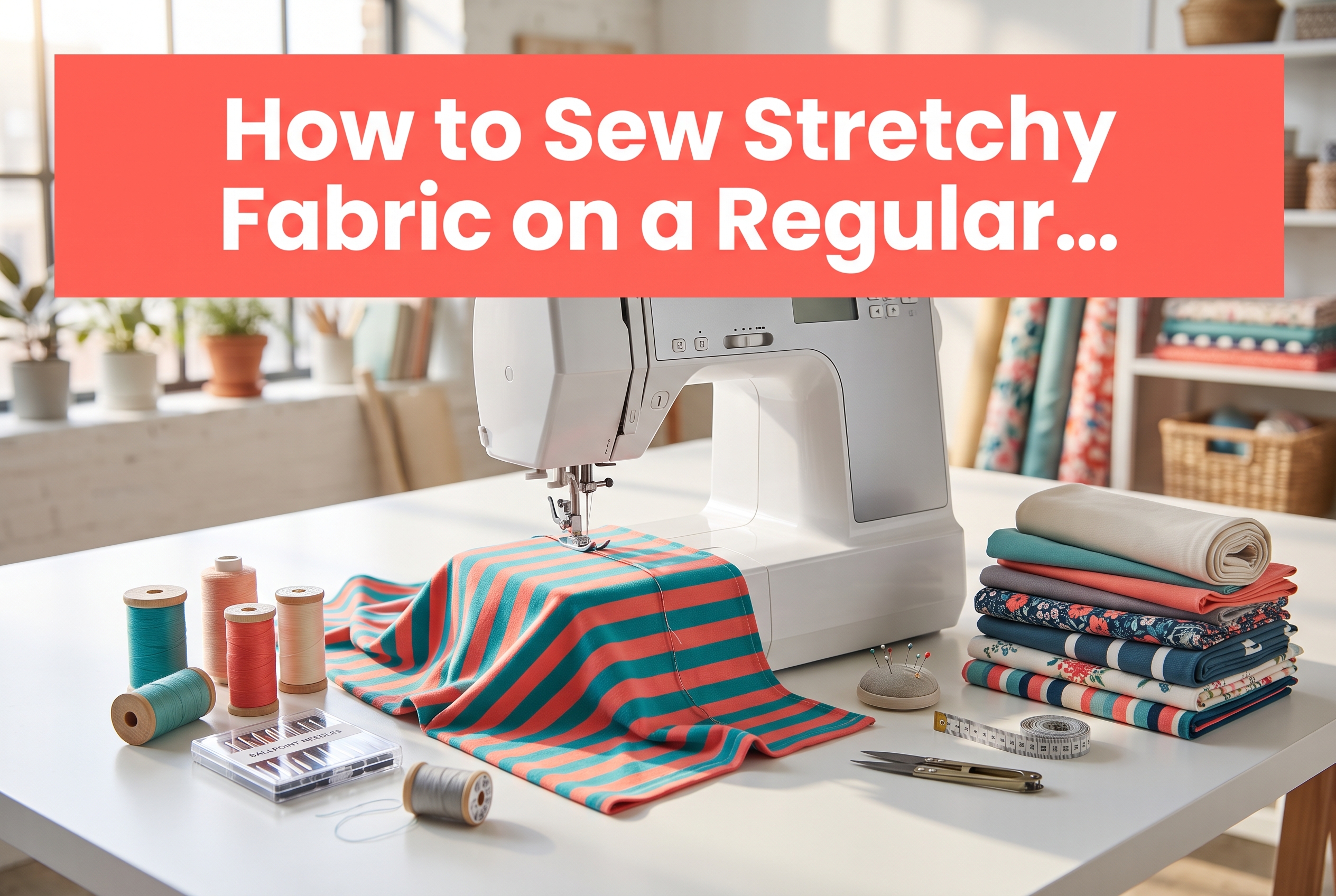 How to Sew Stretchy Fabric on a Regular Machine
