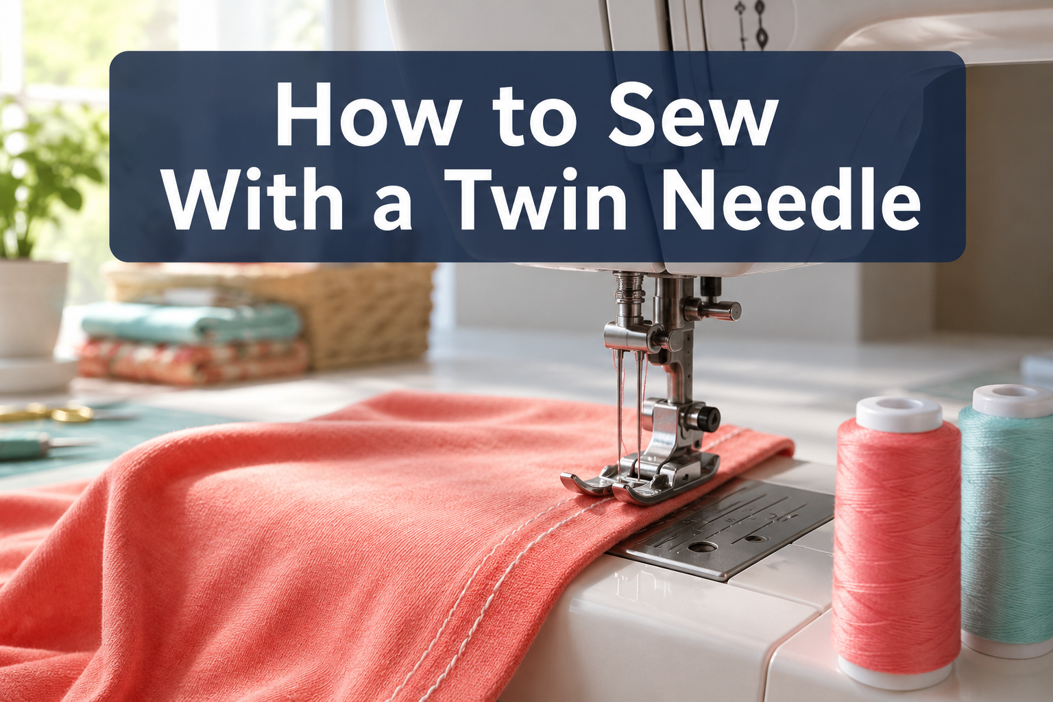 How to Sew With a Twin Needle