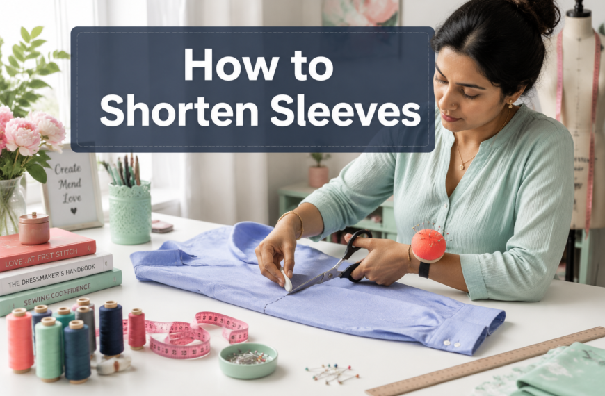 How to Shorten Sleeves