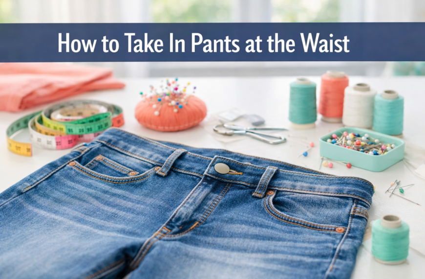 How to Take In Pants at the Waist