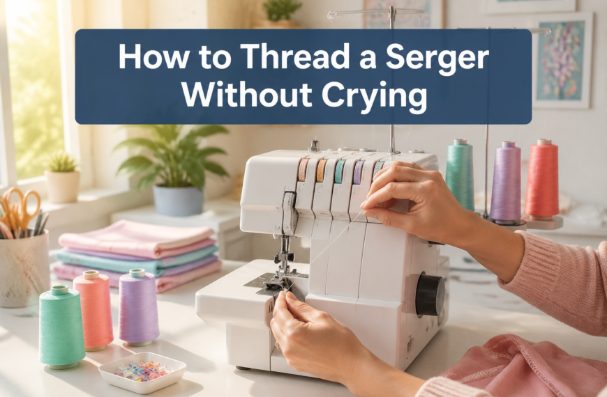 How to Thread a Serger Without Crying