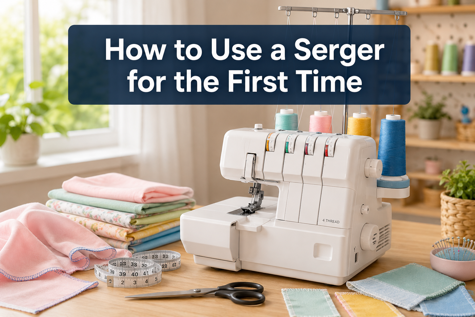 How to Use a Serger for the First Time