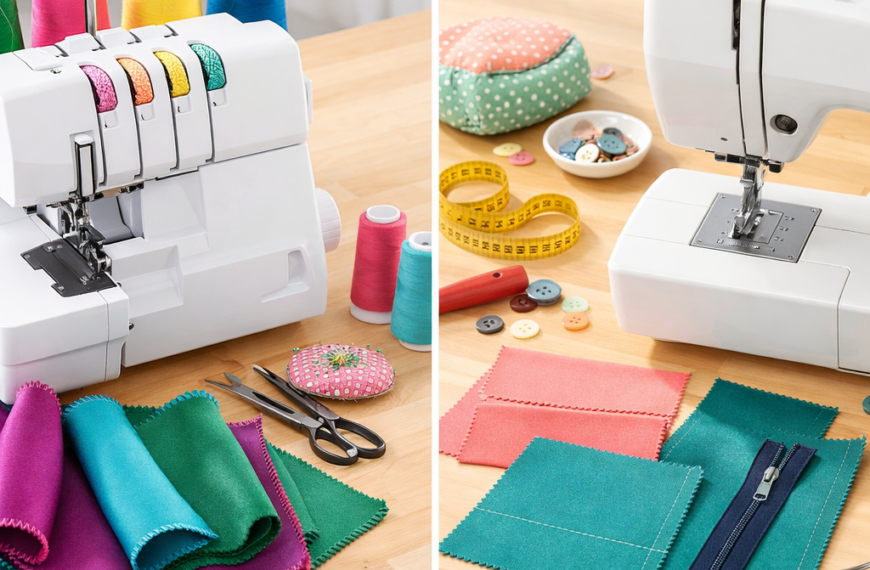 Serger vs Sewing Machine: What Each Does