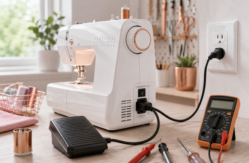 Sewing Machine Won't Turn On: Electrical Checklist