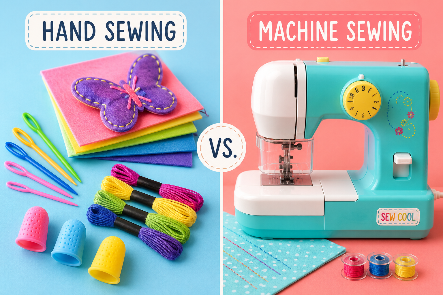 Sewing Safety Tips for Kids Under 10