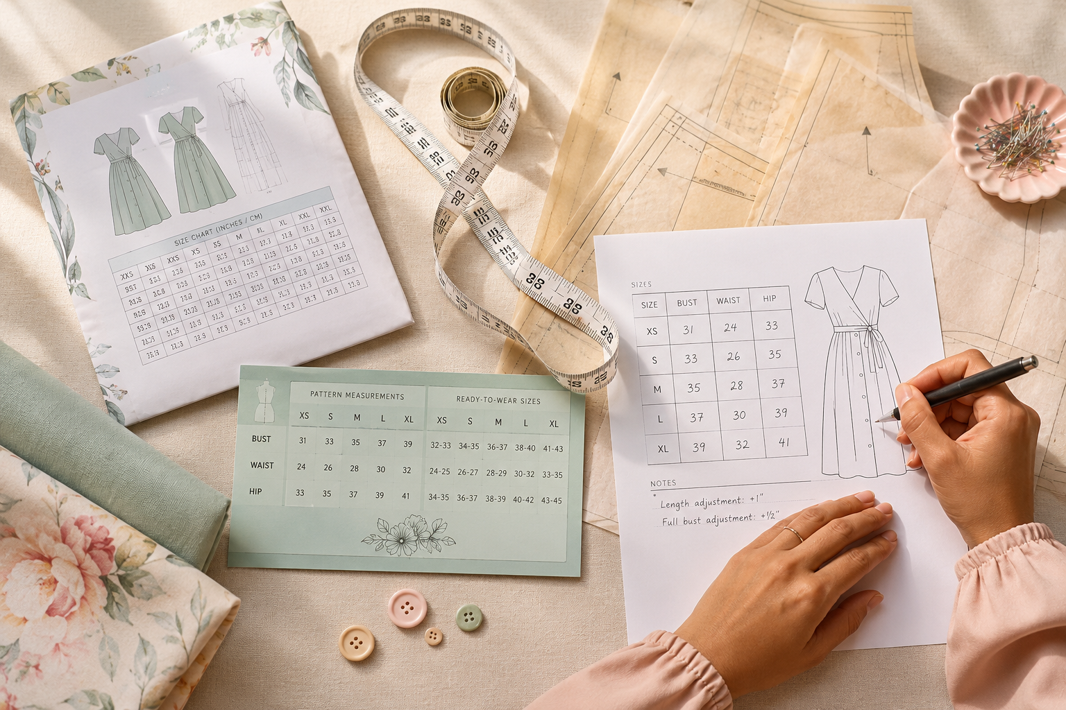 What Do Pattern Sizes Mean? (They're Not Store Sizes)