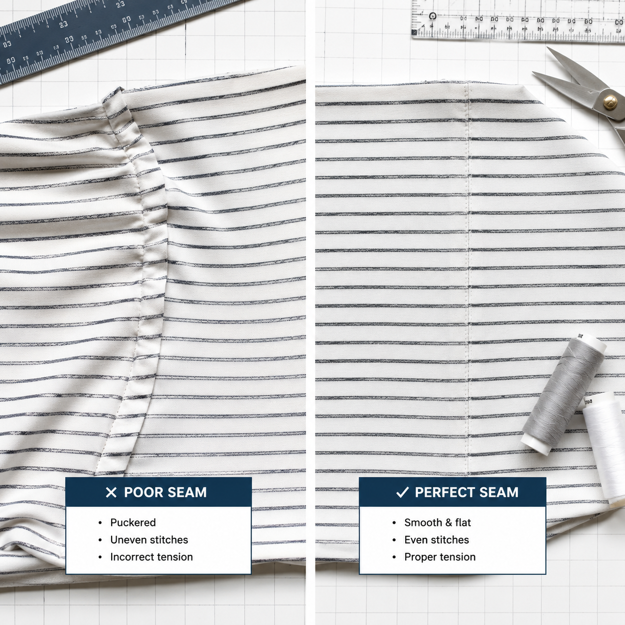 What's the Difference Between a Seam and a Hem?
